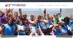 Desktop Screenshot of islaidiomas.com